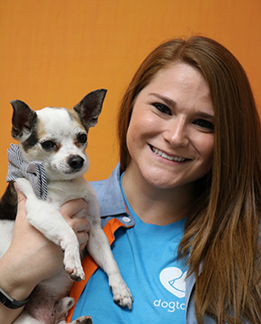 Alexandra Branham with Chihuahua