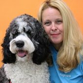 Allison OKeefe with Dog