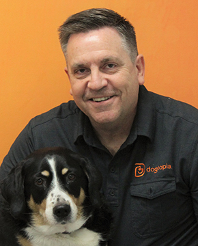 Bryan Anderson with Dog