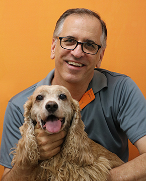 Jeff Farnell with Dog