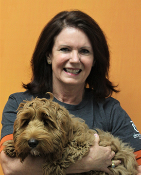 Jeri Kendle with Dog