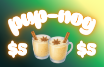 pup-nog treat at dogtopia lafayette