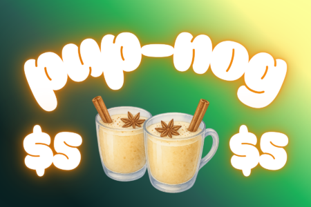 pup-nog treat at dogtopia lafayette