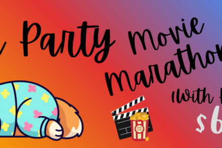 Pajama Party Movie Marathons with Popcorn