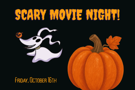 Scary movie night at Dogtopia
