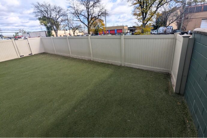 Outdoor daycare play area
