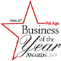 Pet Age Business of the Year Award Finalist 2014 logo