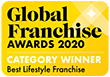 Global Franchise Awards 2020 Category Winner for Best Lifestyle Franchise