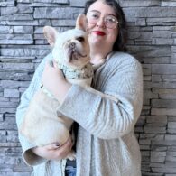 Bri at Dogtopia of Rocklin and their dog.