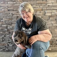 Holly at Dogtopia of Rocklin and their dog.