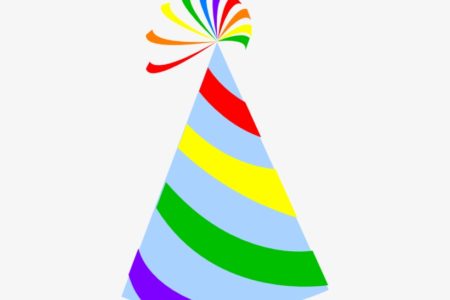 A part y hat for a dog birthday party