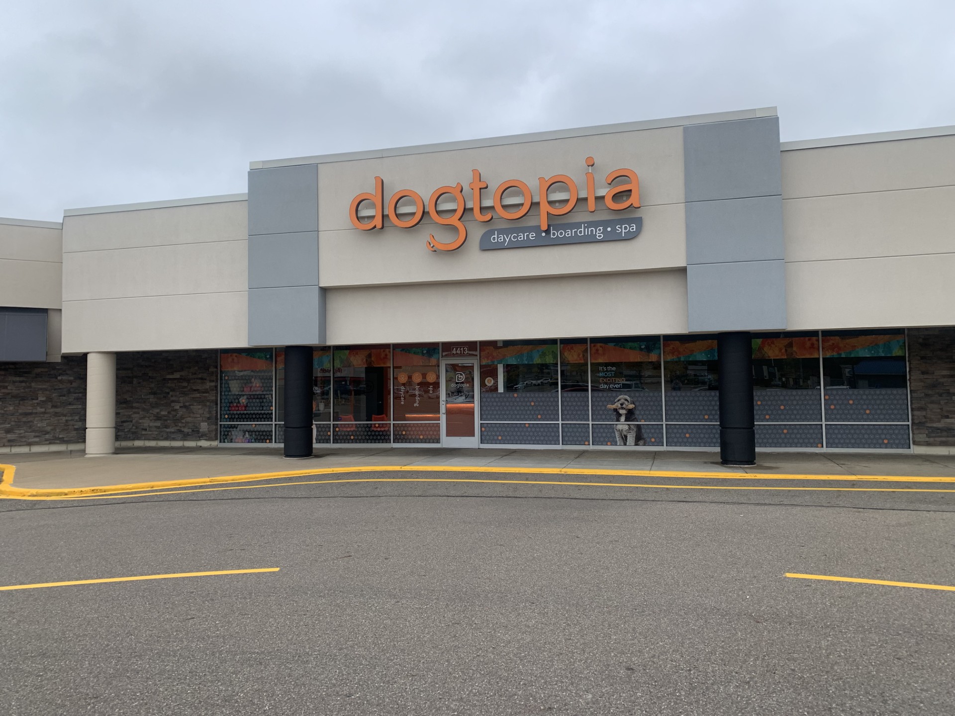 Front of store