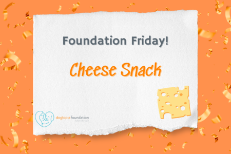 Foundation Friday Cheese Snakcs, Dogtopia Foundation