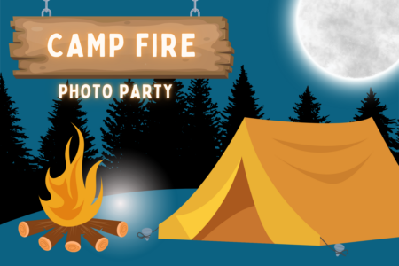Camp Fire Photo Party, Dogtopia Foundaiton