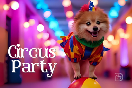 Dogtopia of Towson hosts circus themed party for daycare and boarding pups