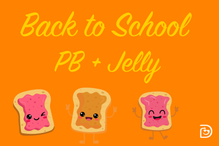 peanut butter and jelly featured treat