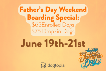 Discount for boarding Father's Day weekend