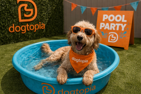 Dogtopia of Owings Mills hosts pool party
